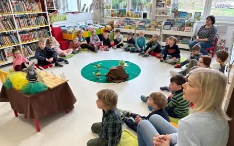 Vorlesetag Erika Bücherei Kindergarten